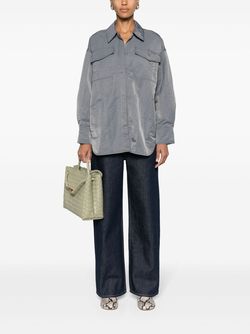 SAMSØE SAMSØE Gira press-stud crinkled shirt outlook