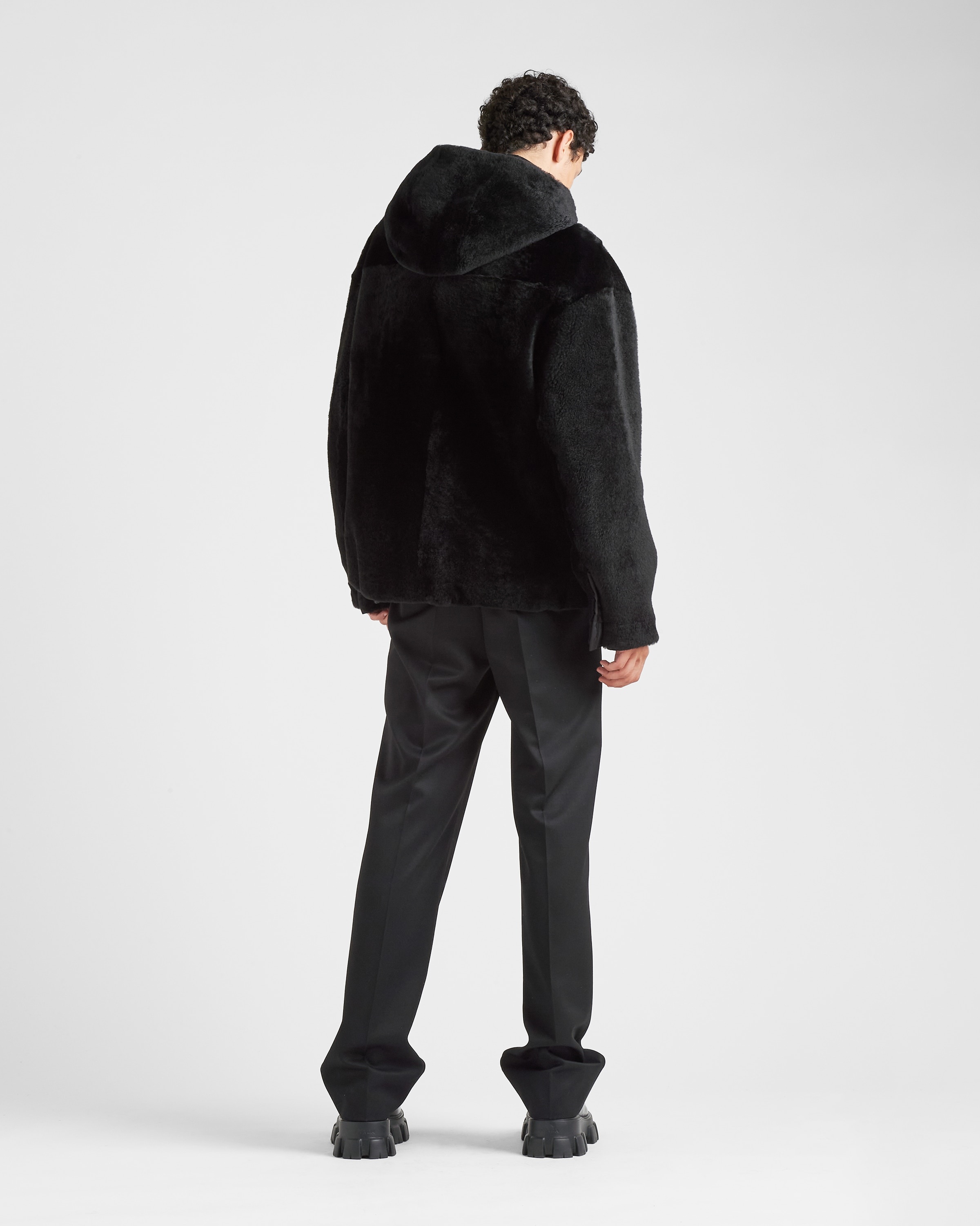 Reversible shearling jacket - 5