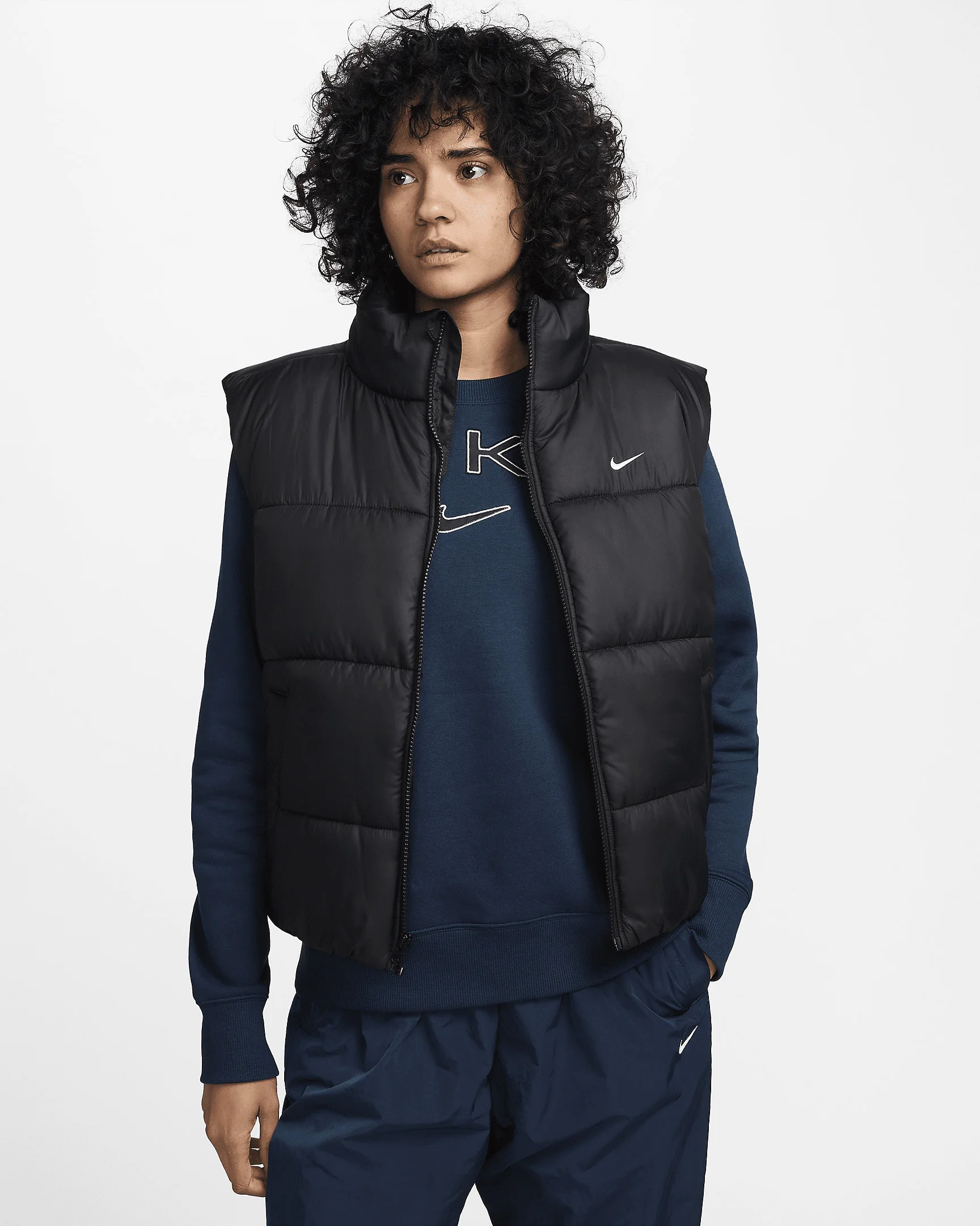 Nike Sportswear Classic Puffer Women's Therma-FIT Loose Vest - 1