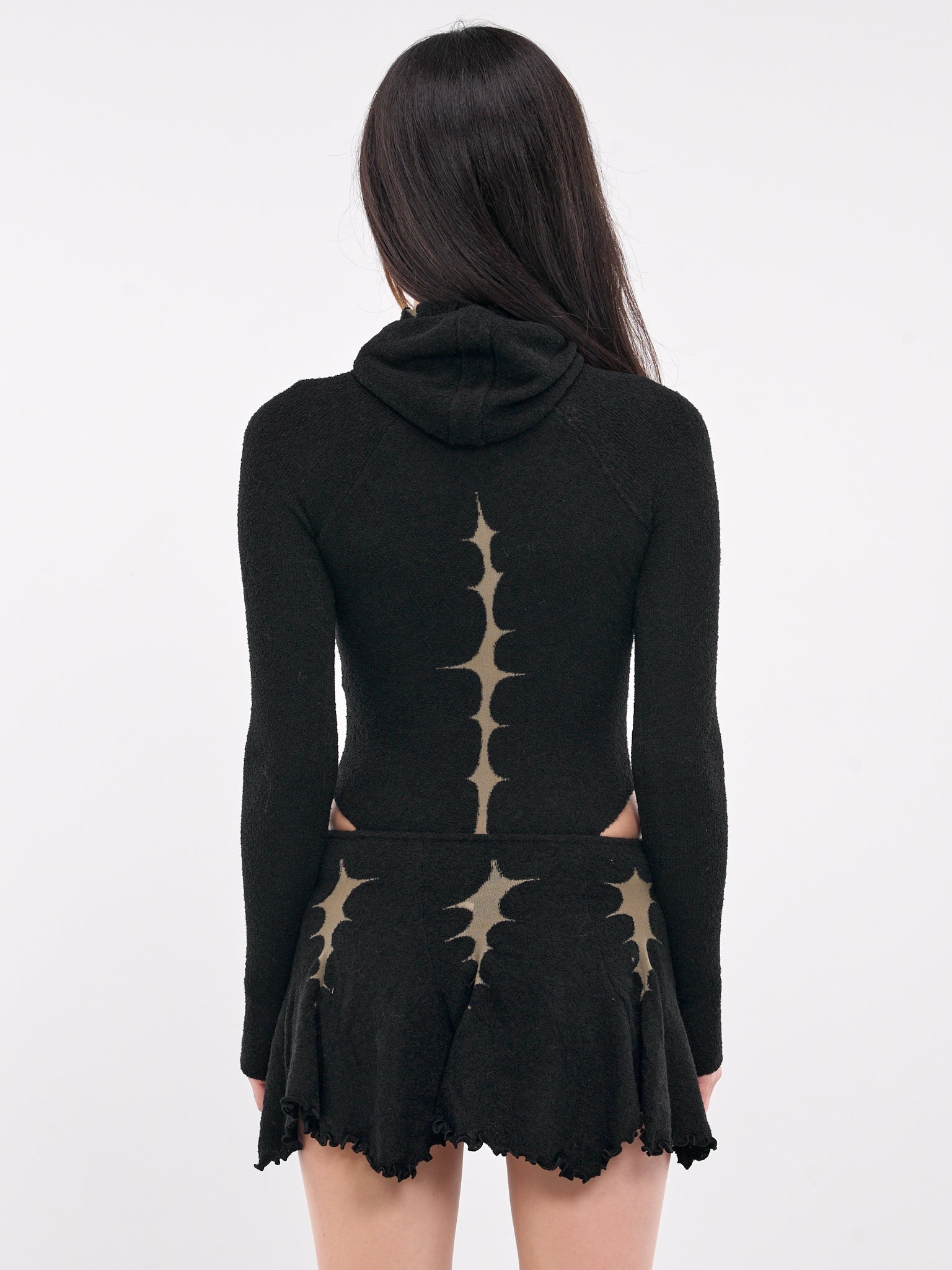 Thorn Intarsia Hooded Bodysuit - 3