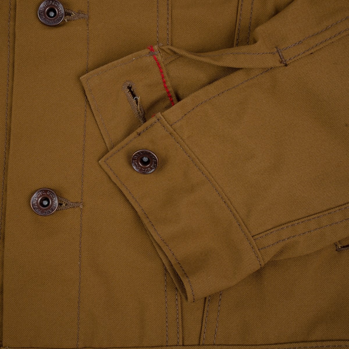IHJ-133-BRN 10oz TC Duck Modified Type III Jacket - Brown - 10