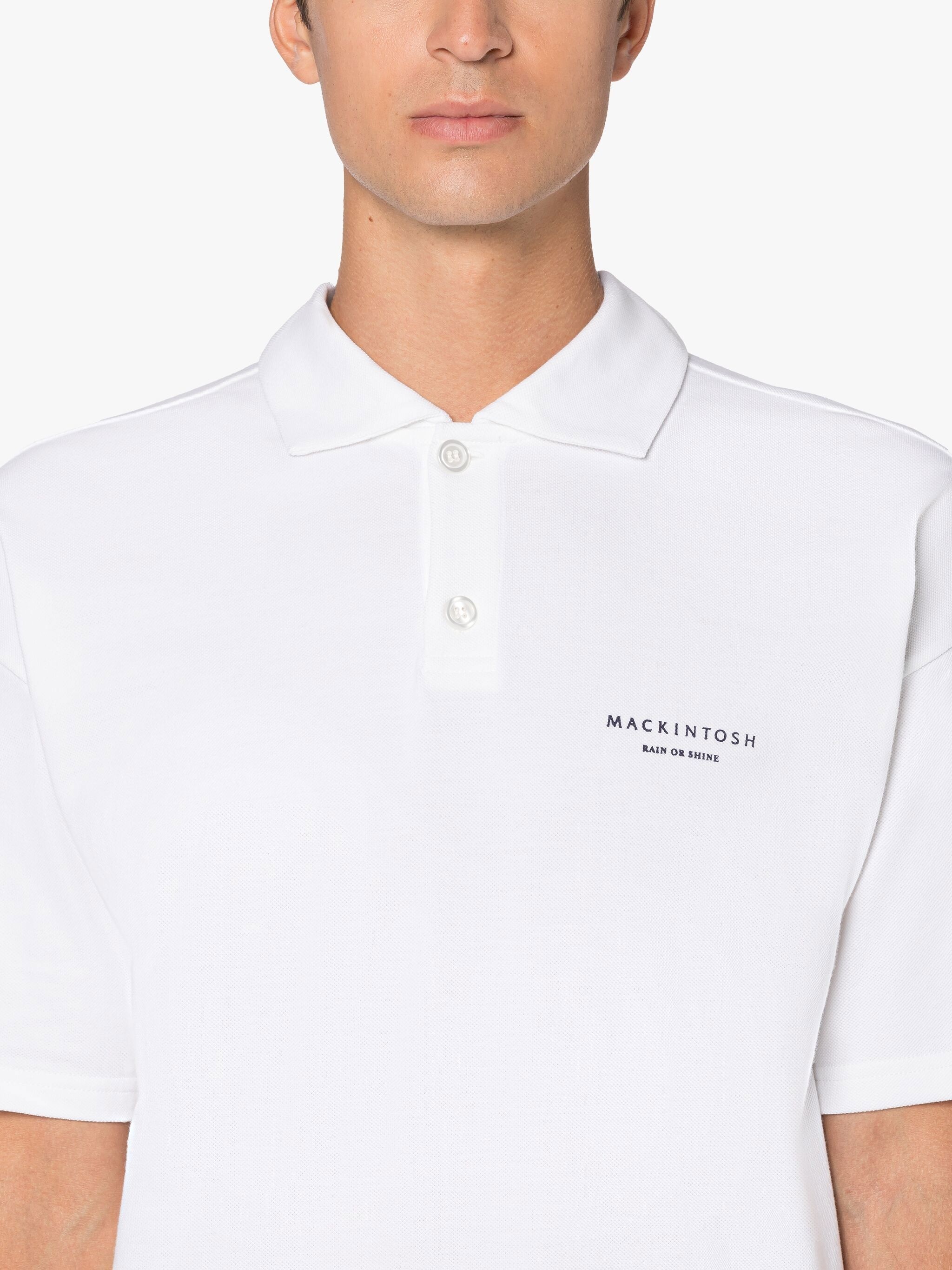 RAIN X SHINE WHITE POLO SHIRT - 4