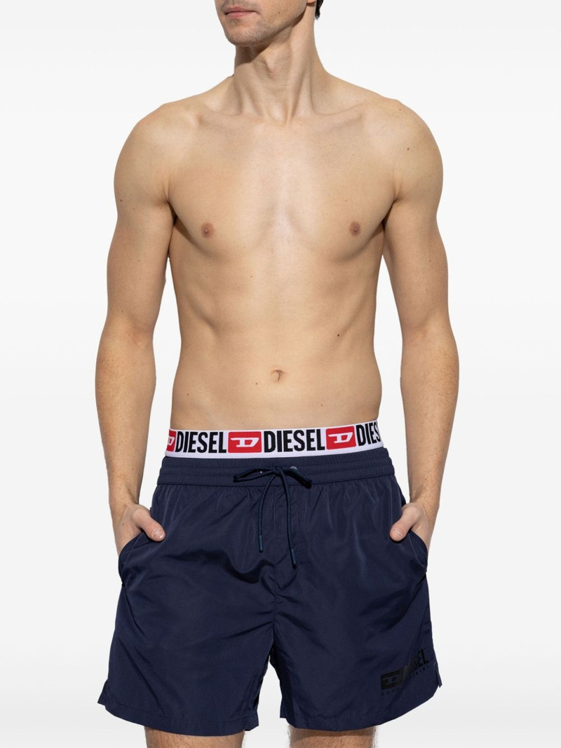 Diesel logo-print swim shorts outlook