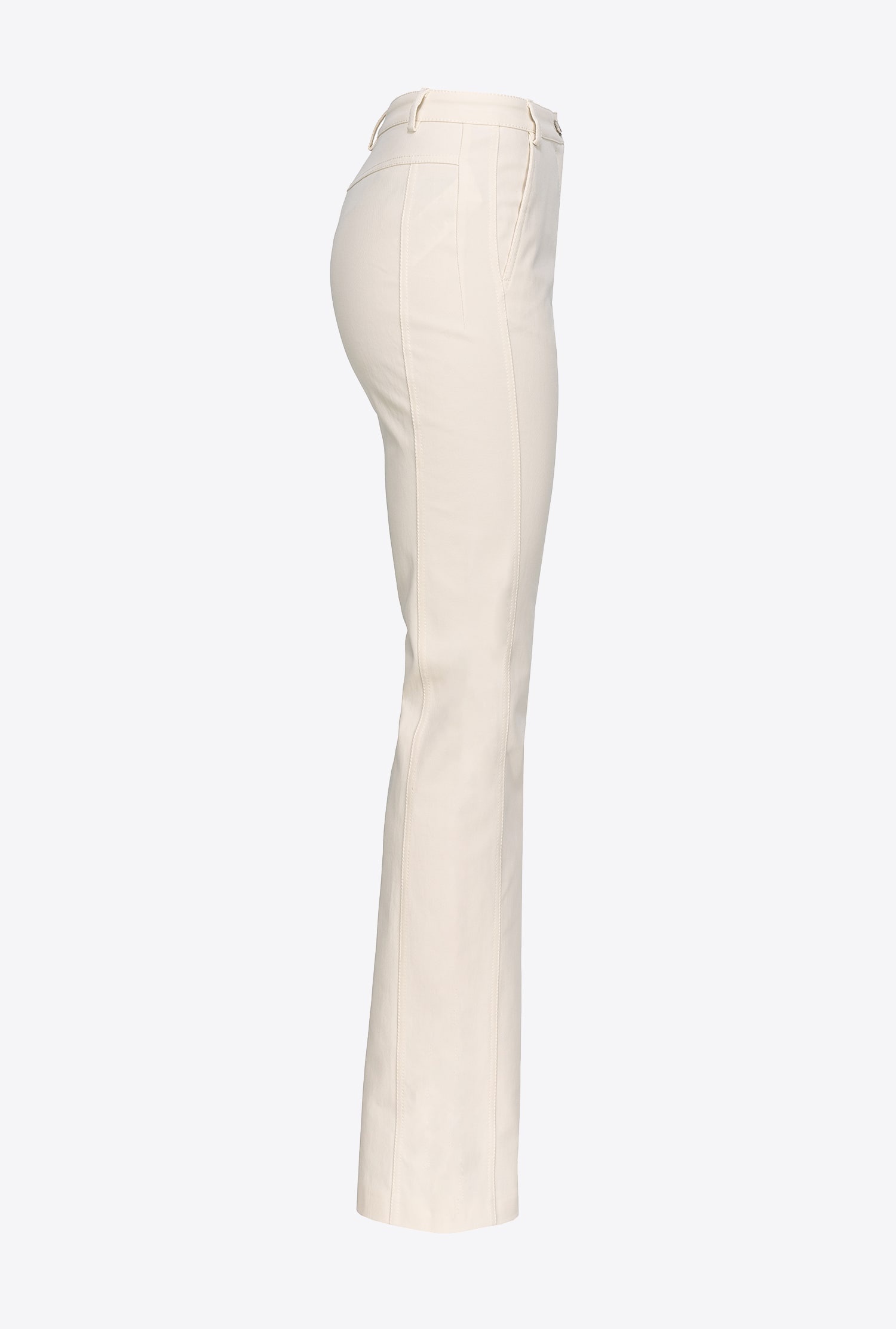 FLARED TRICOTINE TROUSERS - 6