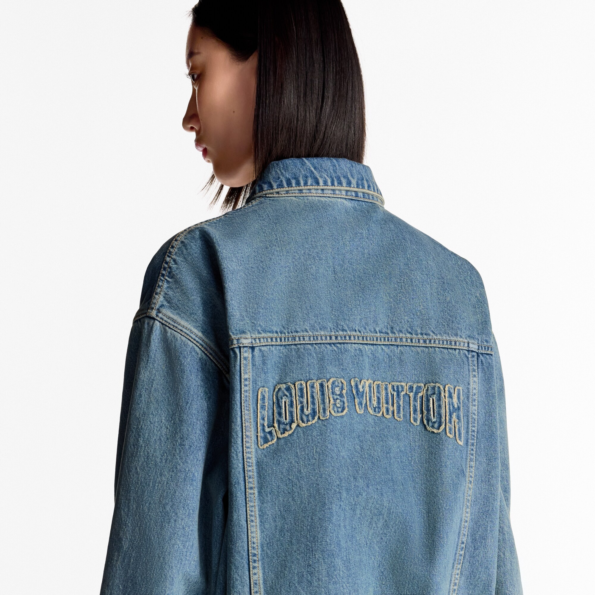 Denim Bomber Jacket - 5