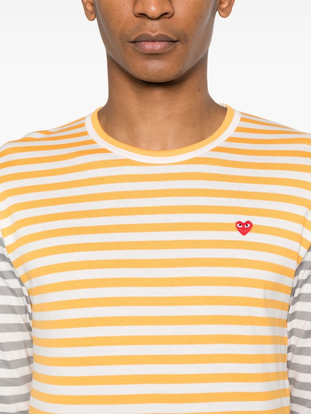 striped T-shirt - 5