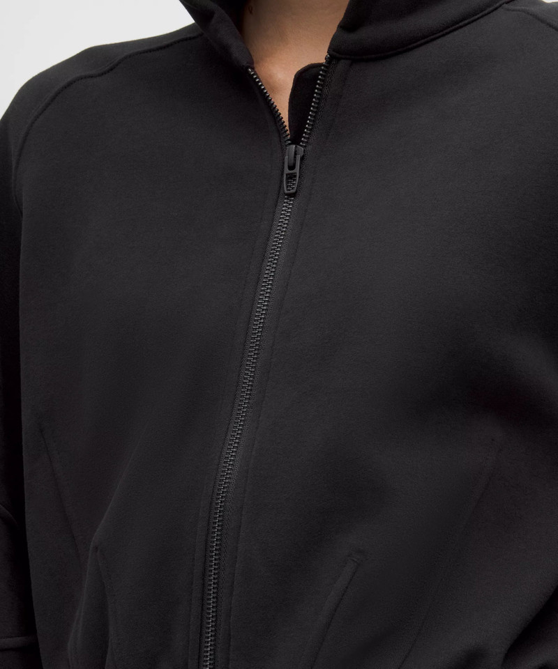 Loungeful Relaxed-Fit Full-Zip Cropped Hoodie 7