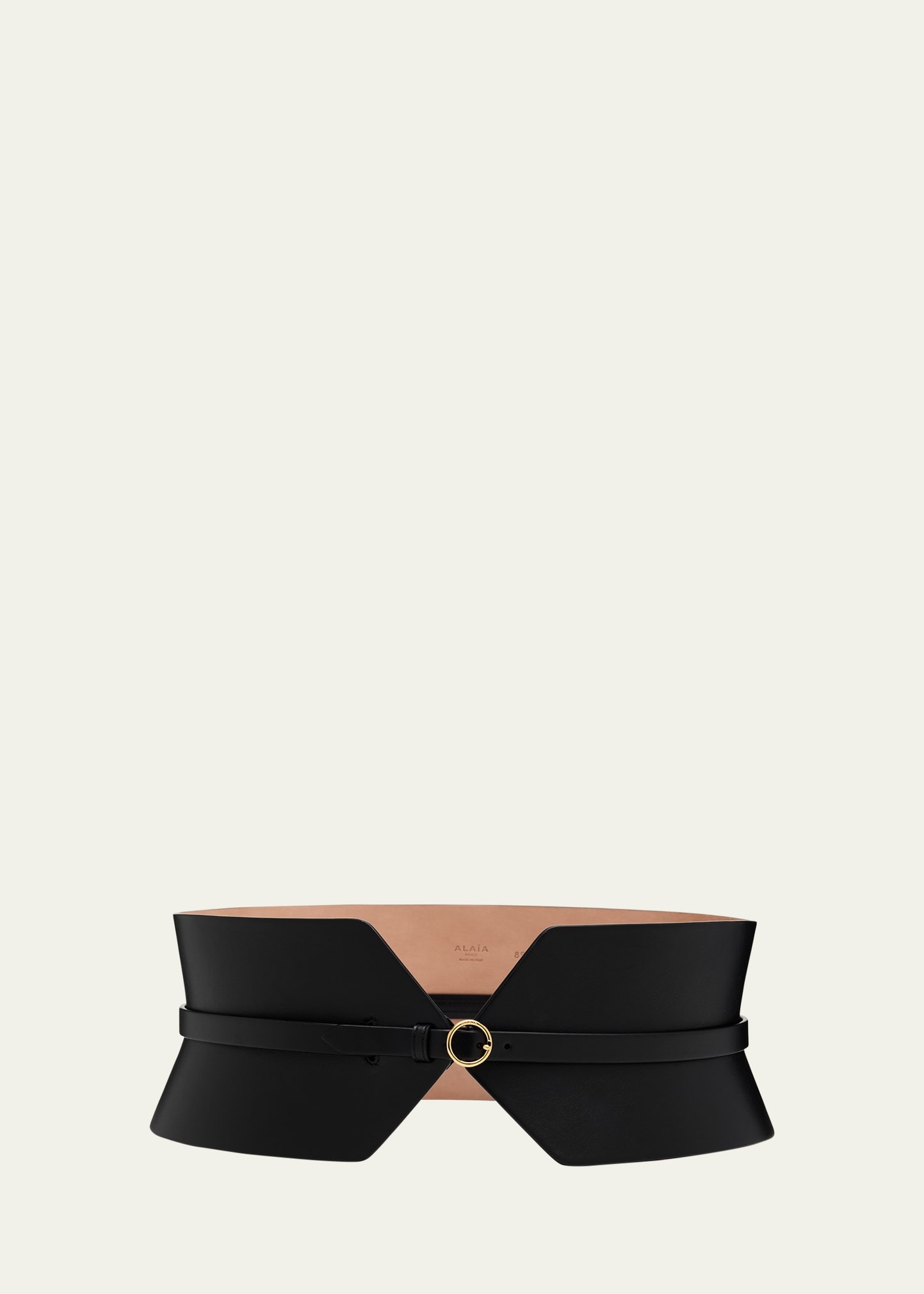Buckle Wide Bustier Belt - 1