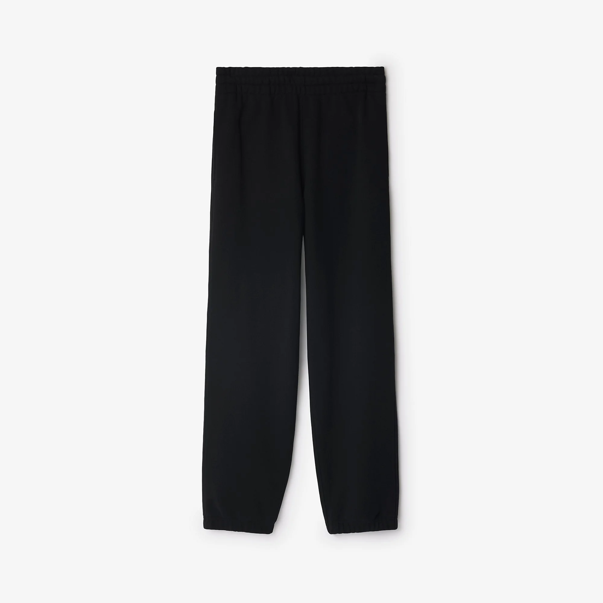 Check Label Cotton Jogging Pants - 1