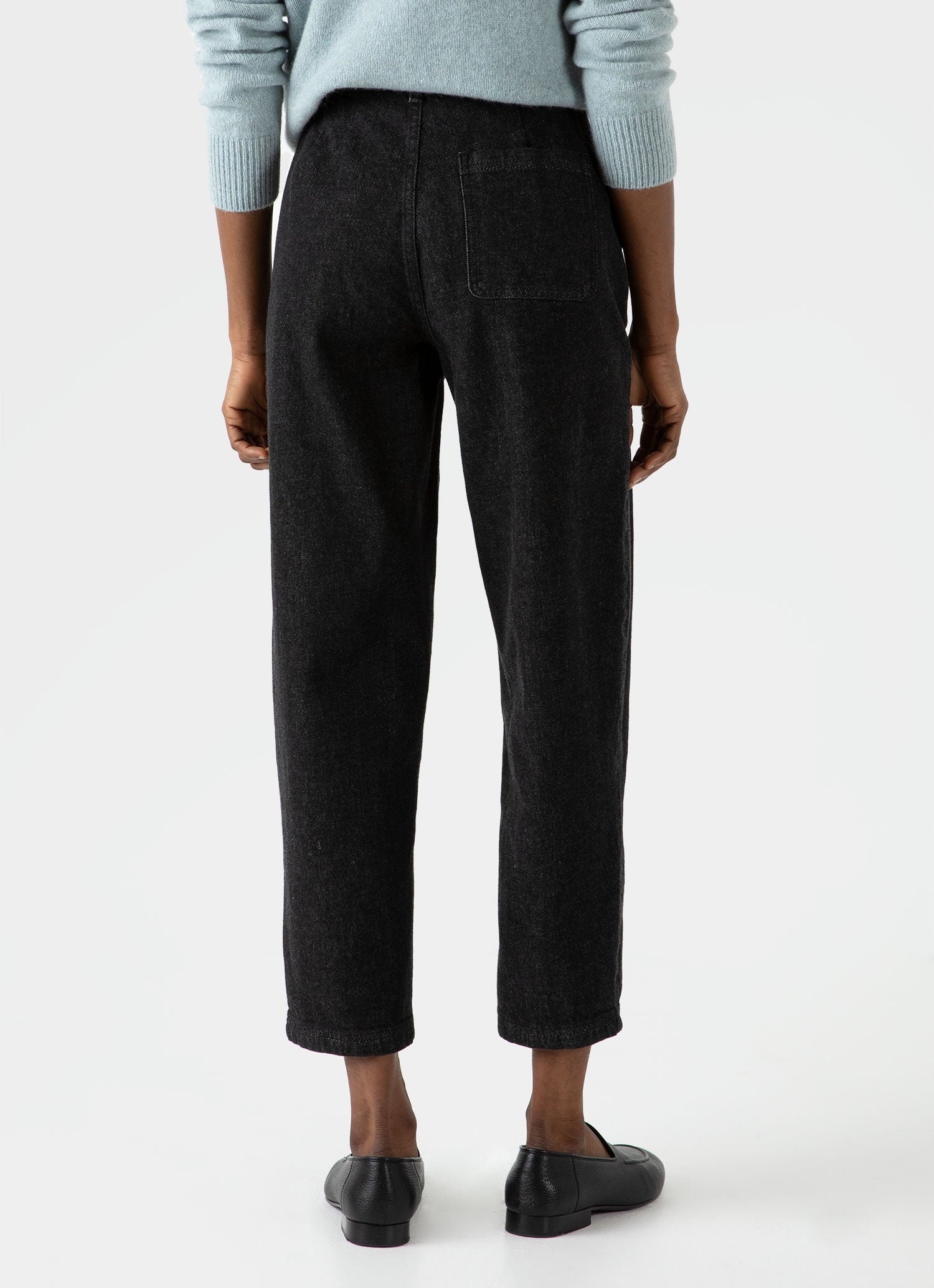 Denim Tapered Trouser - 4