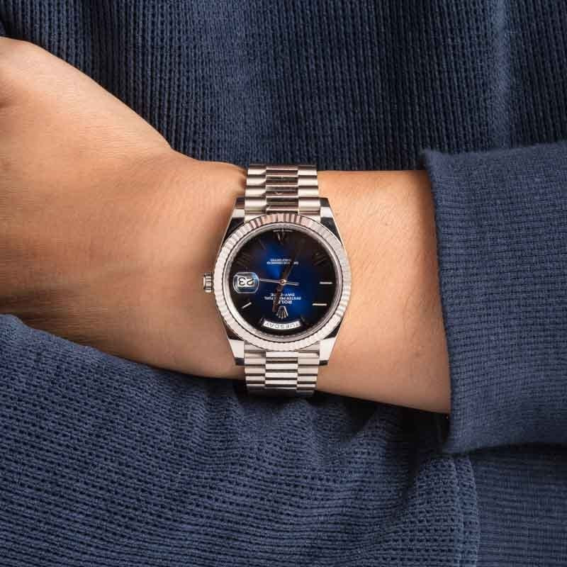Rolex Day-Date 40 President 228239 Blue Dial - 5