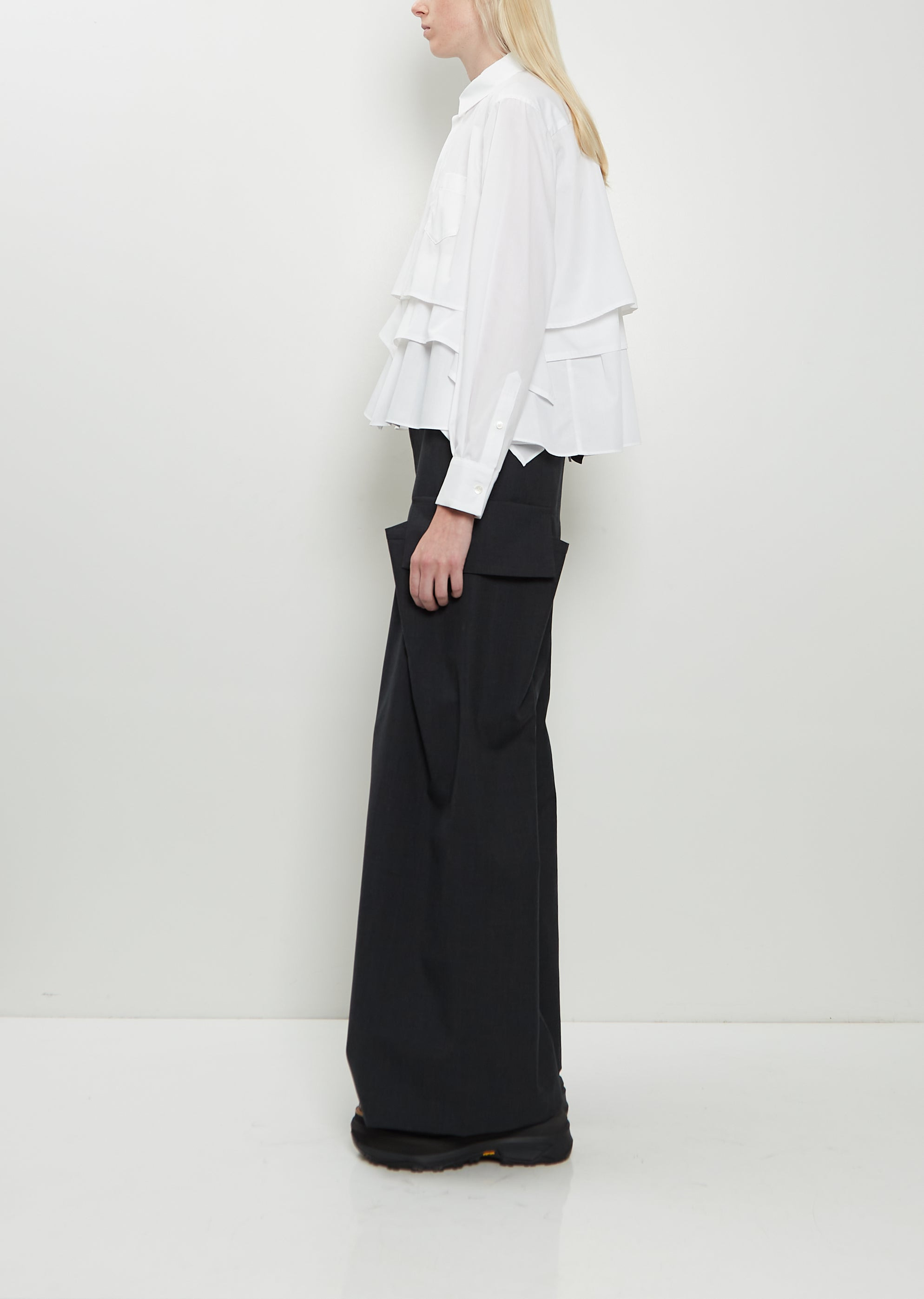 Poplin Handkerchief Shirt - 2