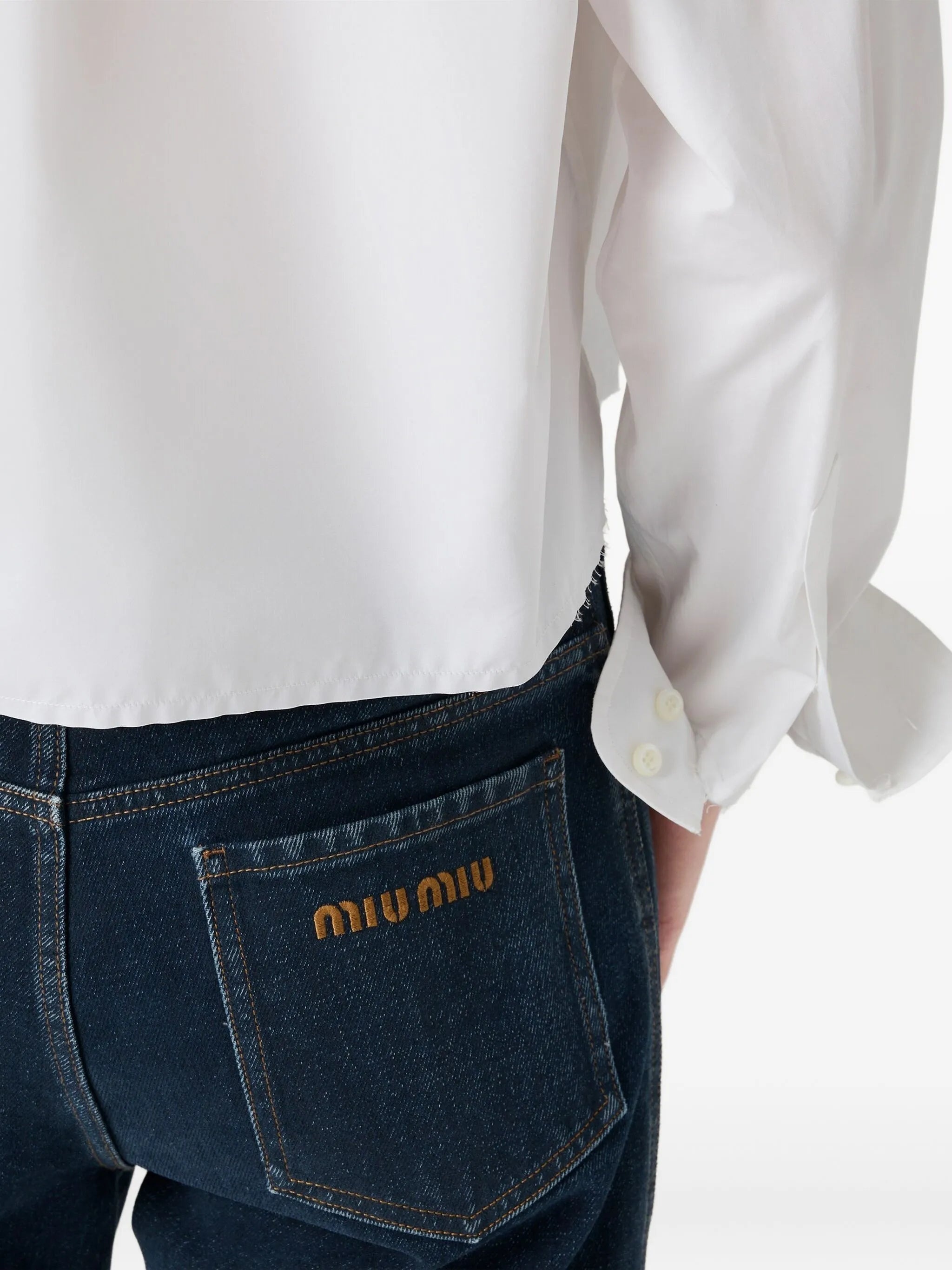 Miu Miu Poplin Shirt - 4