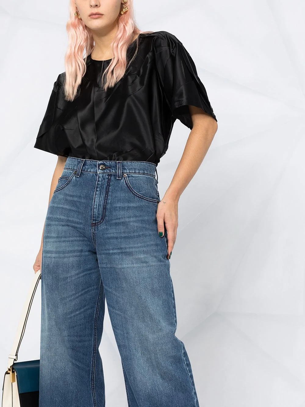 wide-leg jeans - 5