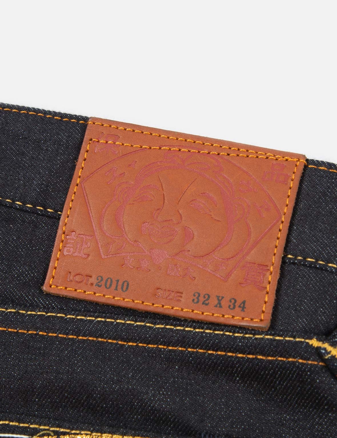 FISHERMAN GODHEAD EMBROIDERY SLIM-FIT JEANS #2010 - 11