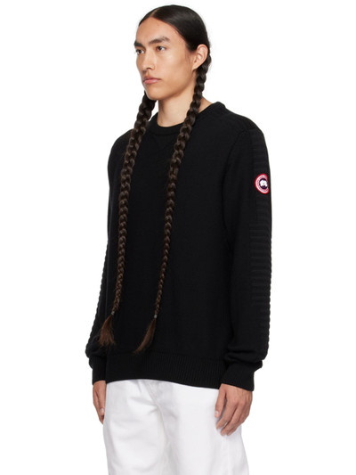 Canada Goose Black Paterson Sweater outlook