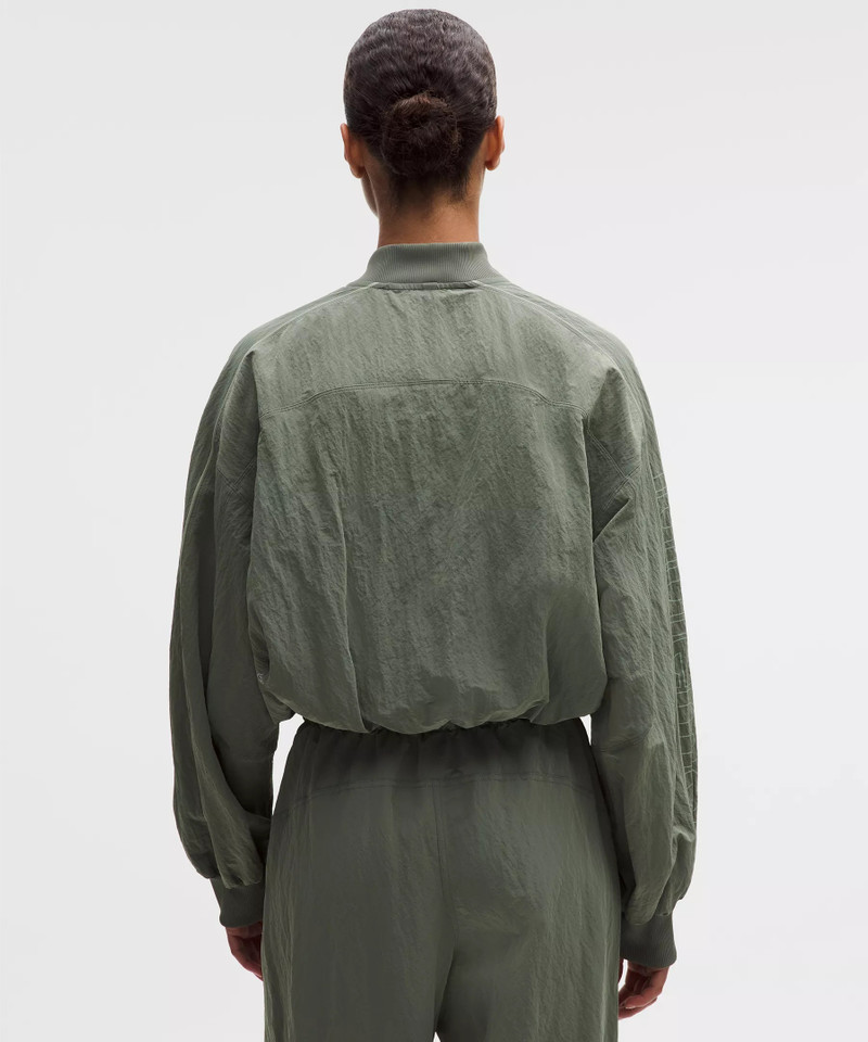 Crinkle Nylon Track Jacket *Wordmark 3