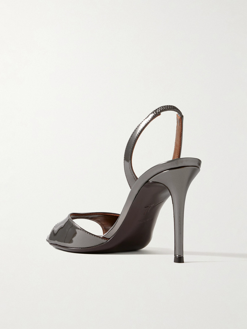 Clandestino Metallic Leather Sandals 3