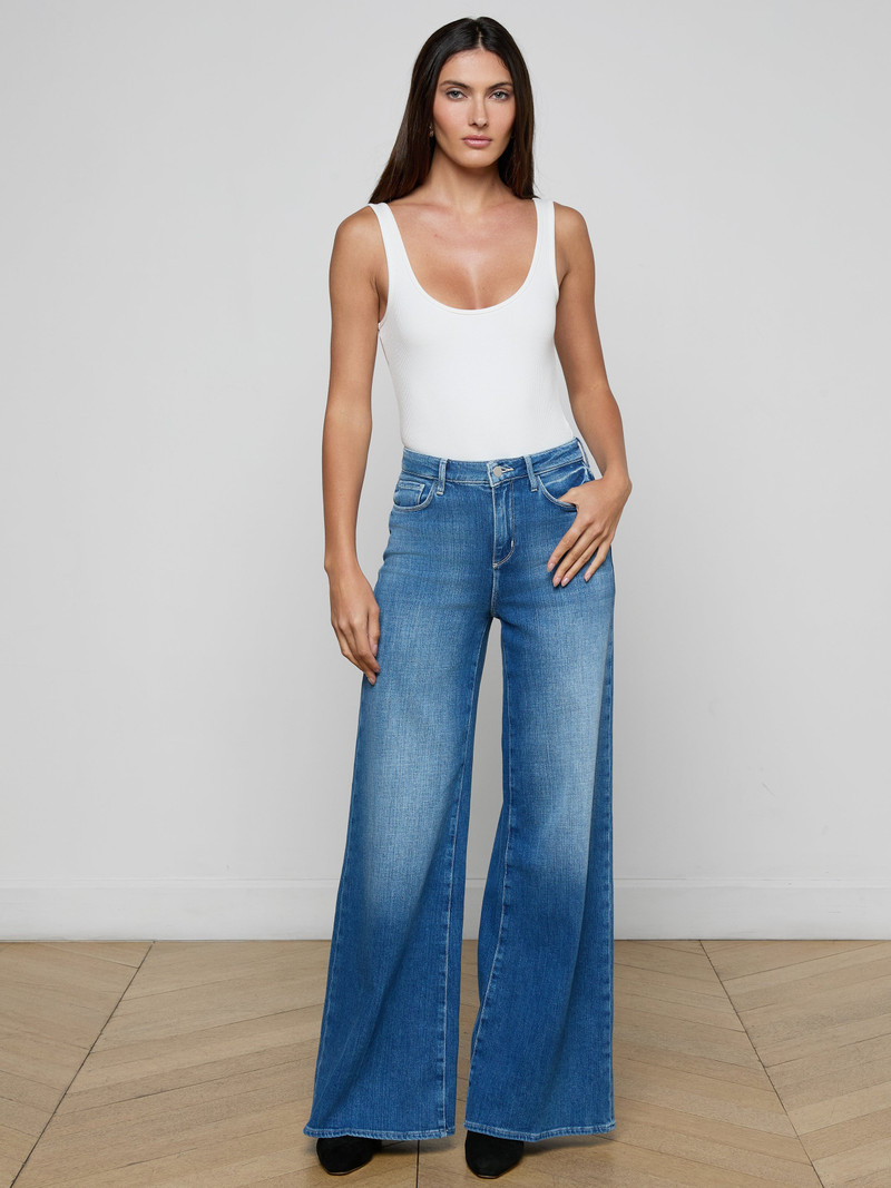 L'AGENCE Quincy Wide-Leg Jean outlook