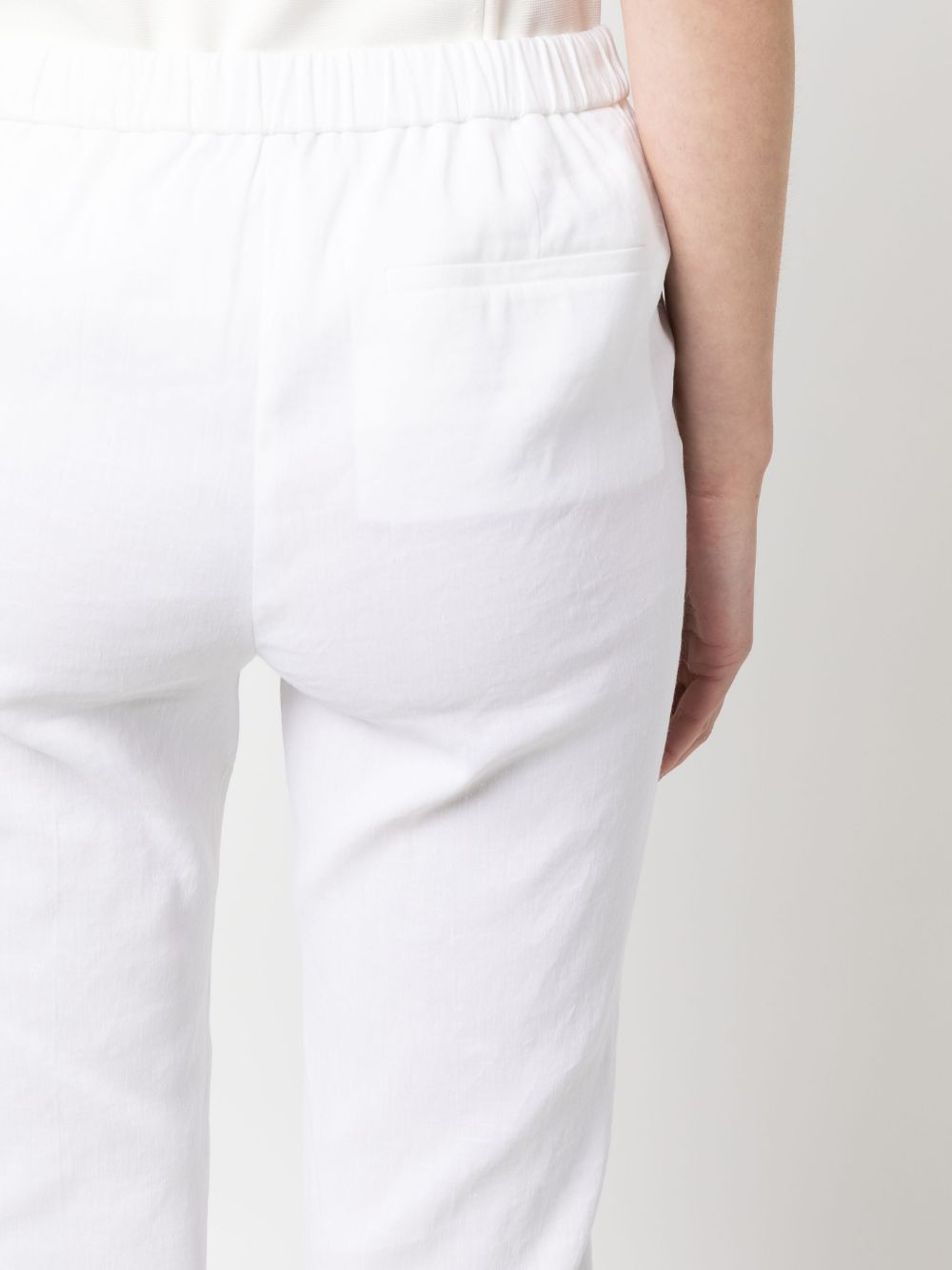 cropped slim-fit trousers - 5
