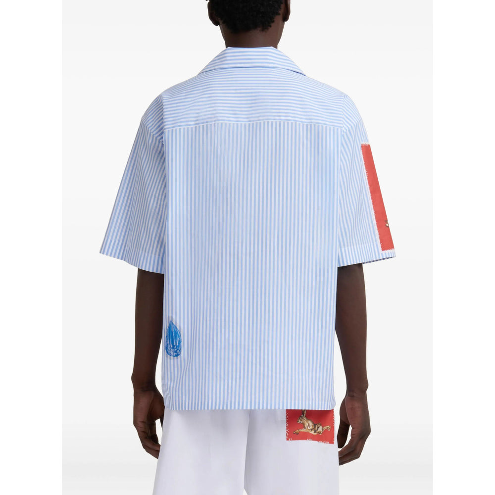 Marni Blue Shirts Men - 4