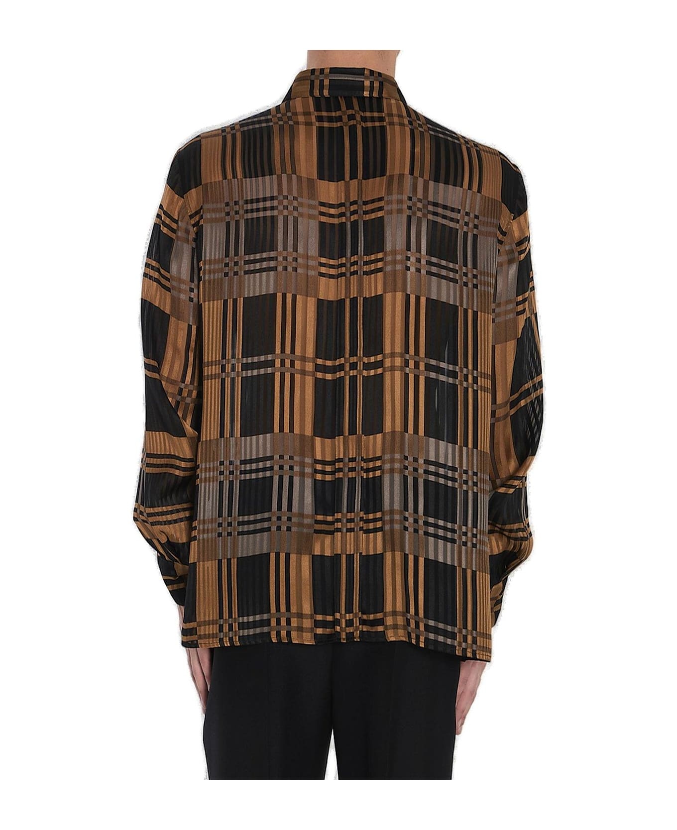 All-over Patterned Button-up Shirt - 2