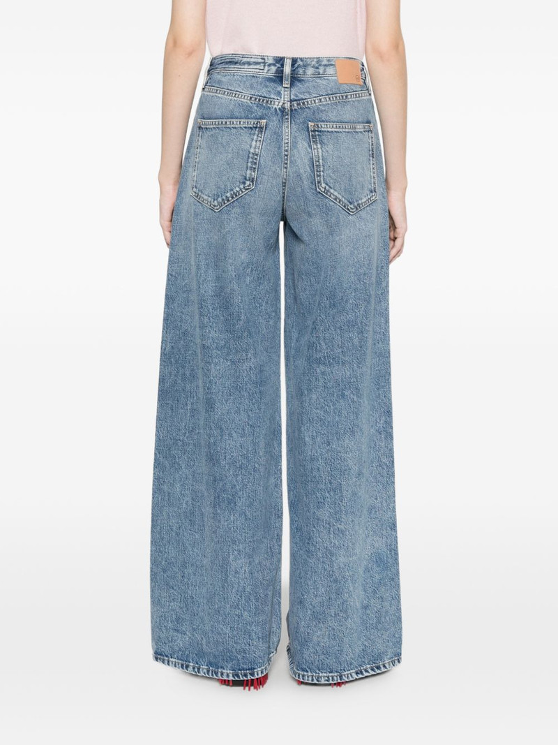 Helsinki logo-patch jeans 4