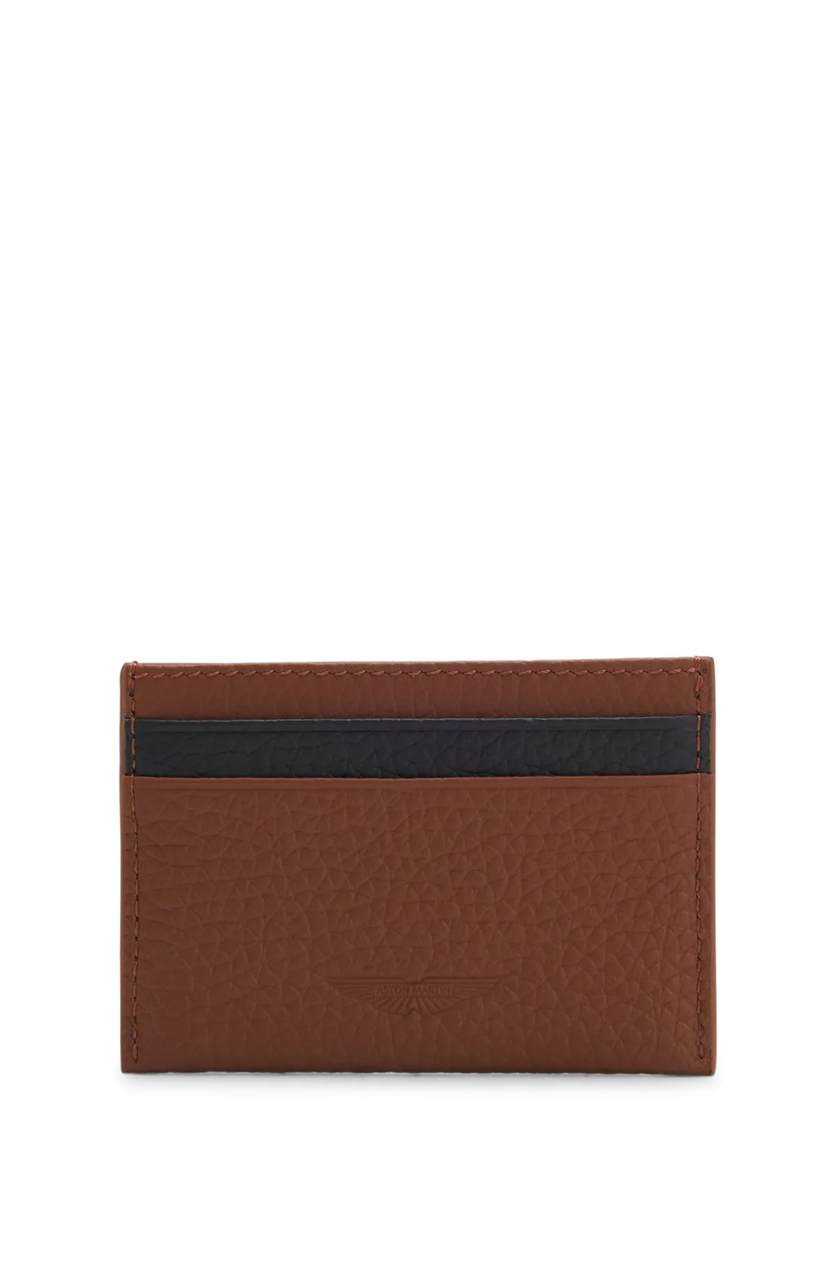 BOSS X ASTON MARTIN CARD HOLDER IN TWO-TONE LEATHER - 1