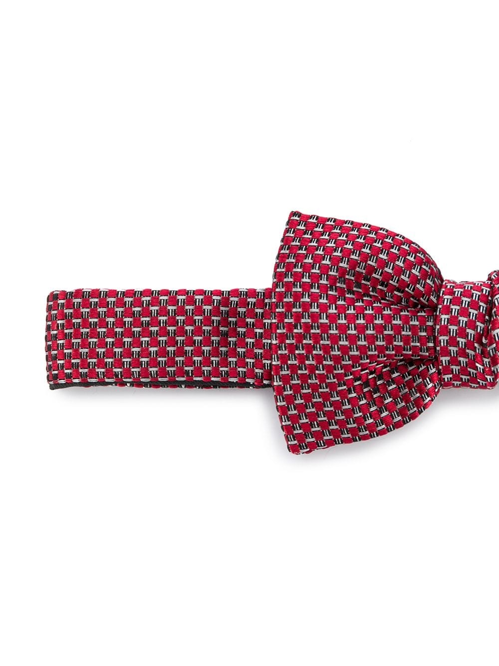 knot checked bow tie - 2