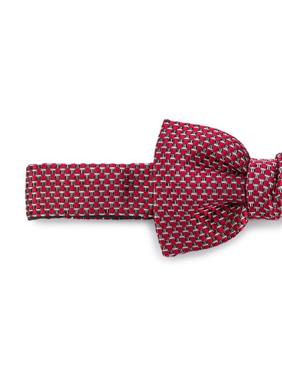 Lanvin knot checked bow tie outlook