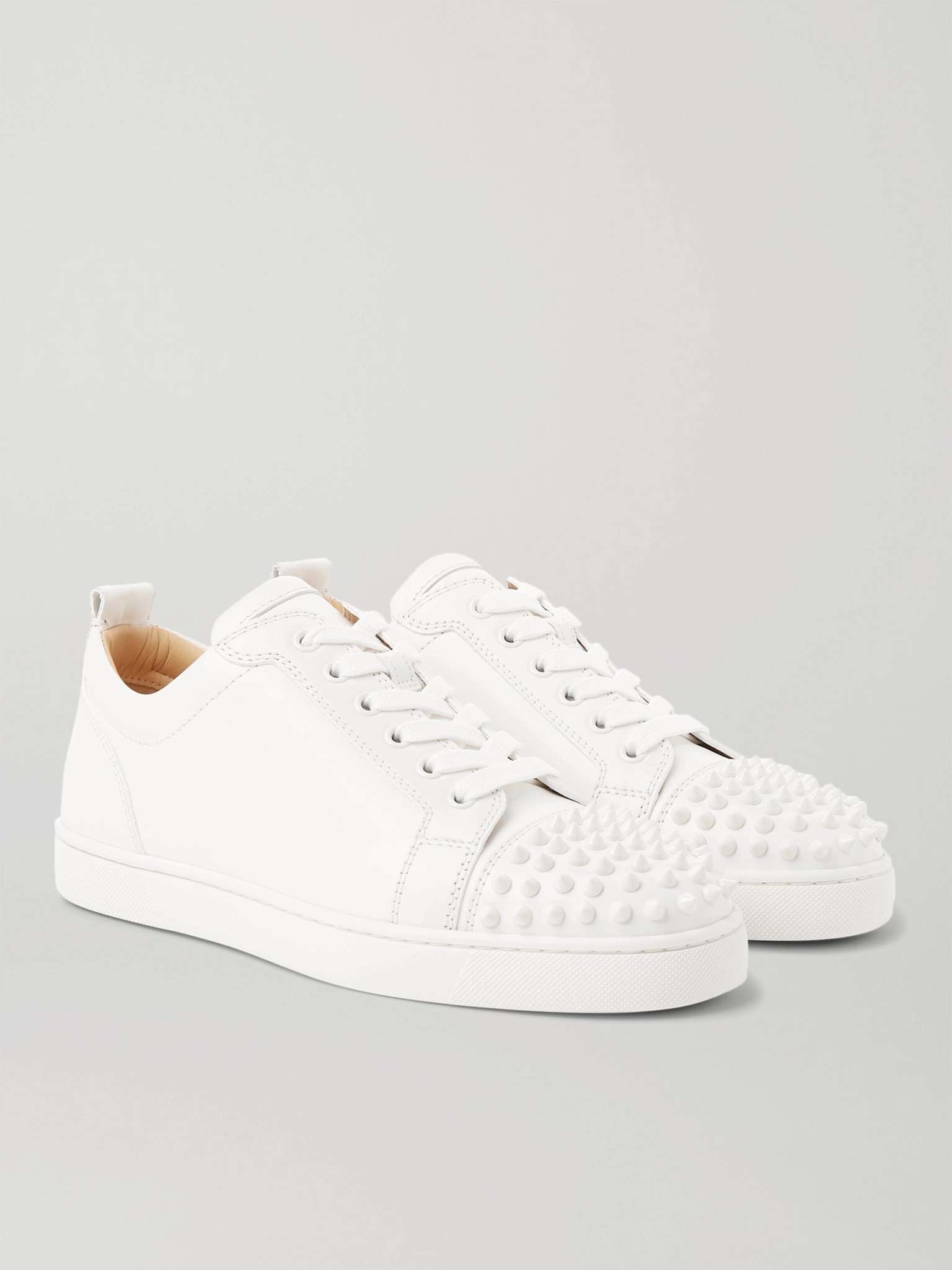 Louis Junior Spikes Cap-Toe Leather Sneakers - 4