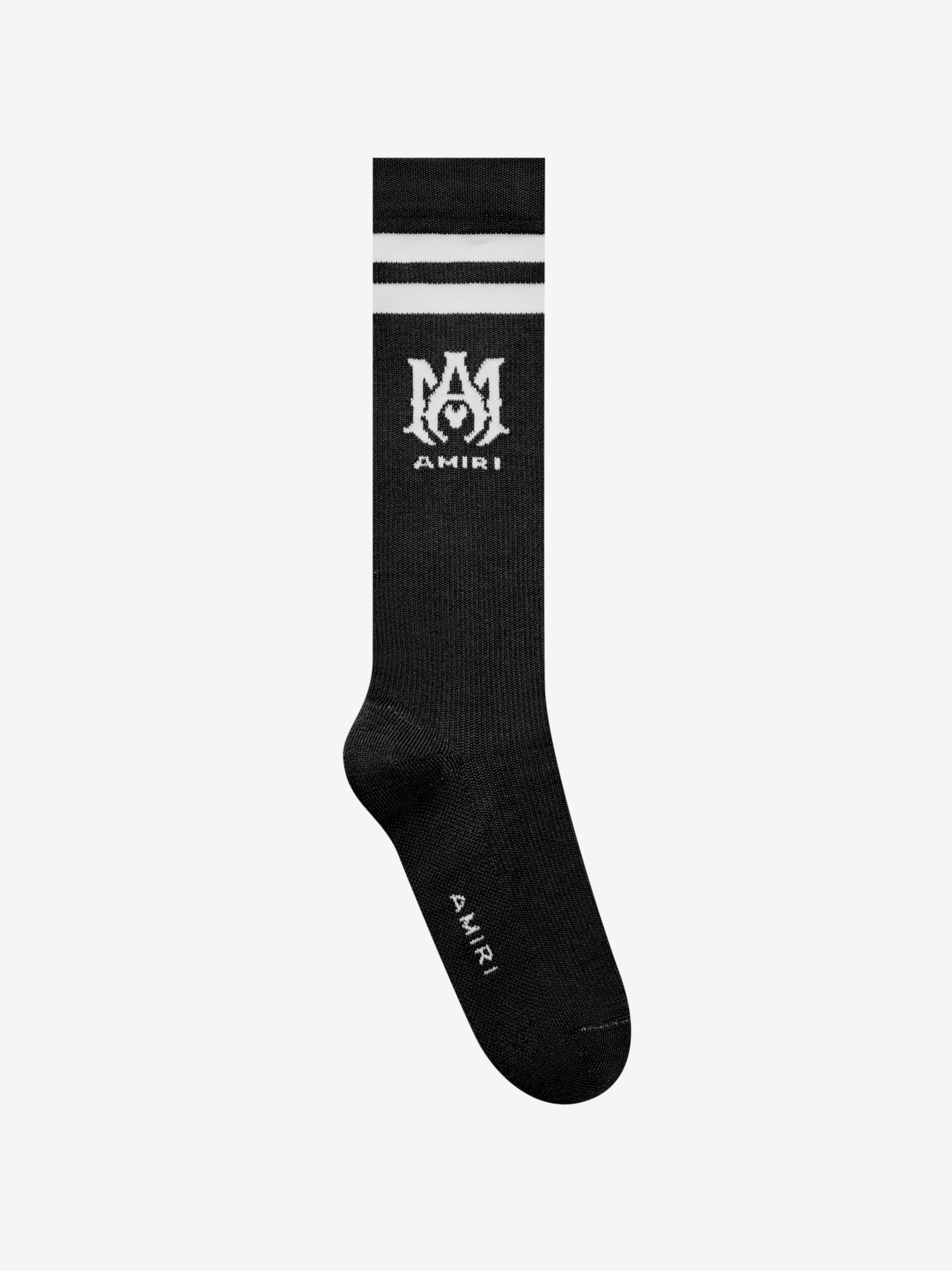 RIBBED M.A. ATHLETIC SOCKS - 1