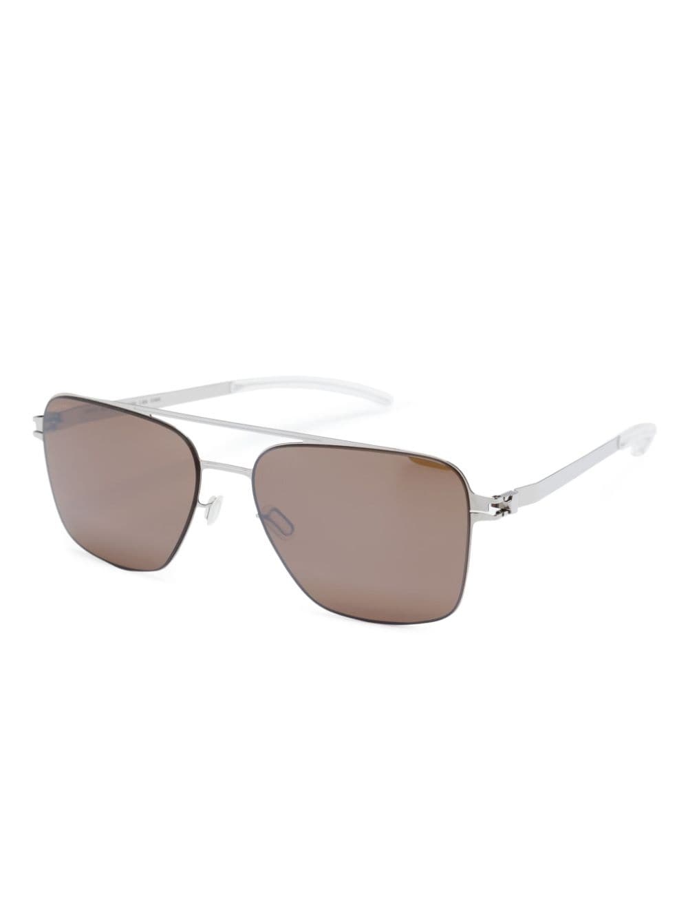 pilot-frame double-bridge sunglasses - 2