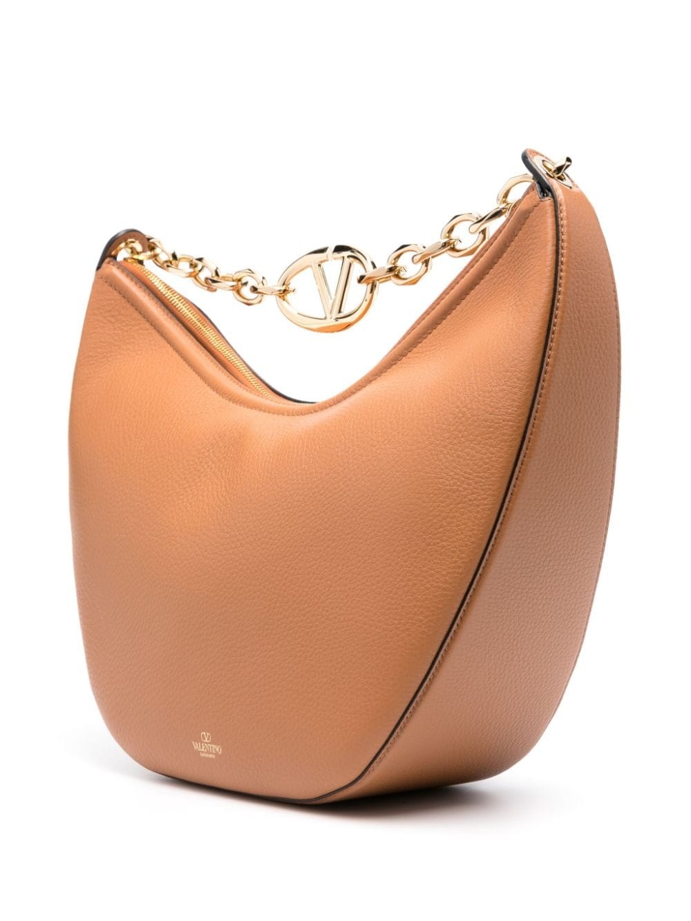 Valentino Vlogo moon medium leather hobo bag | tessabit