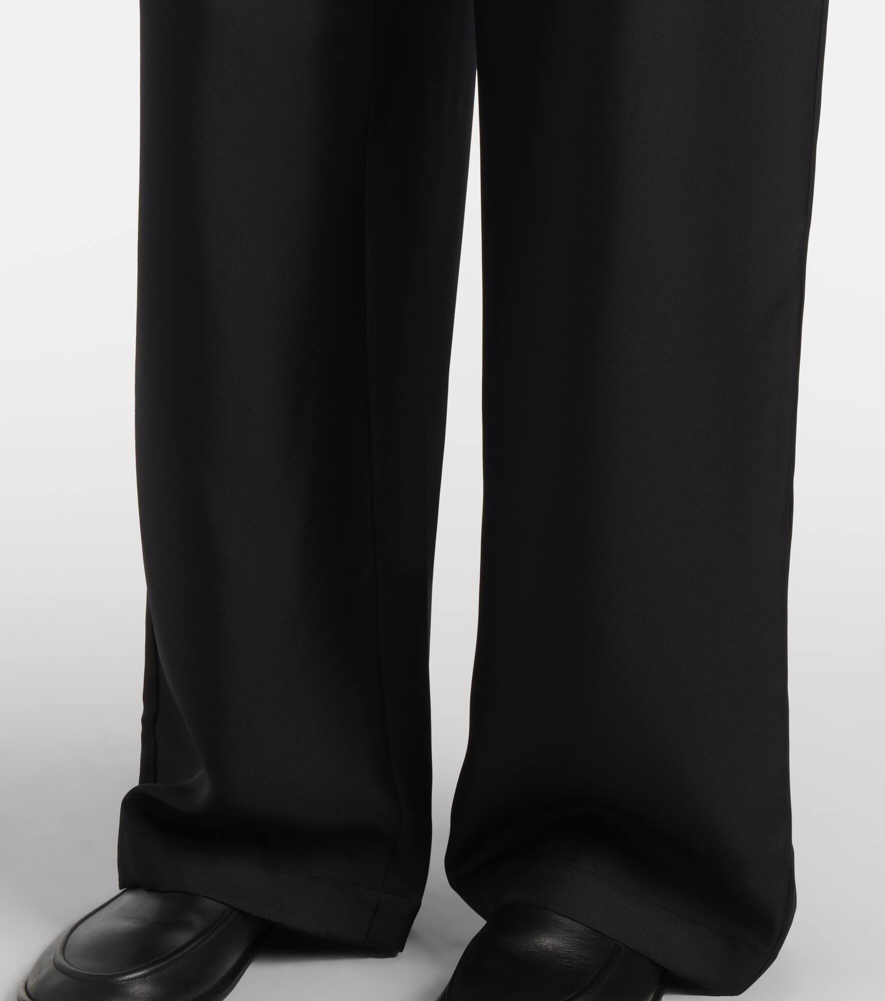 Silk wide-leg pants - 5