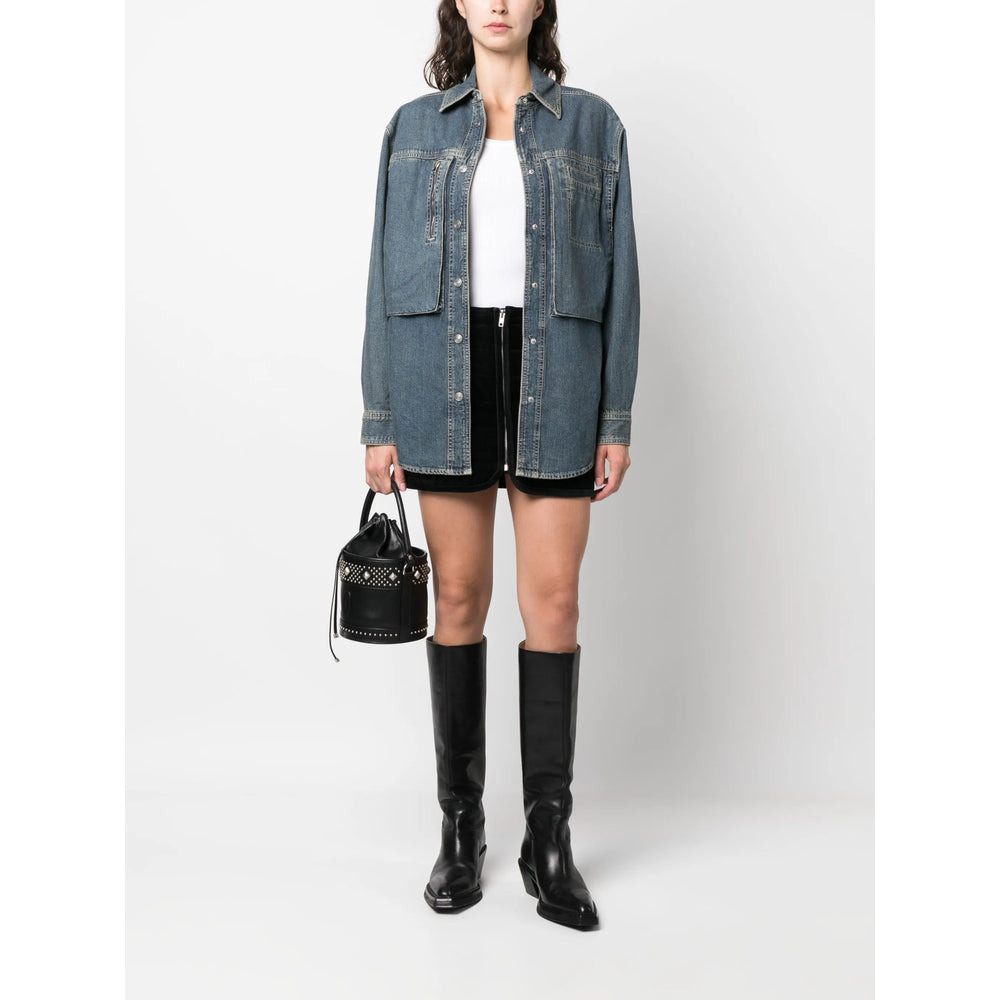 Isabel Marant Blue Jackets - Denim Jackets Women - 5