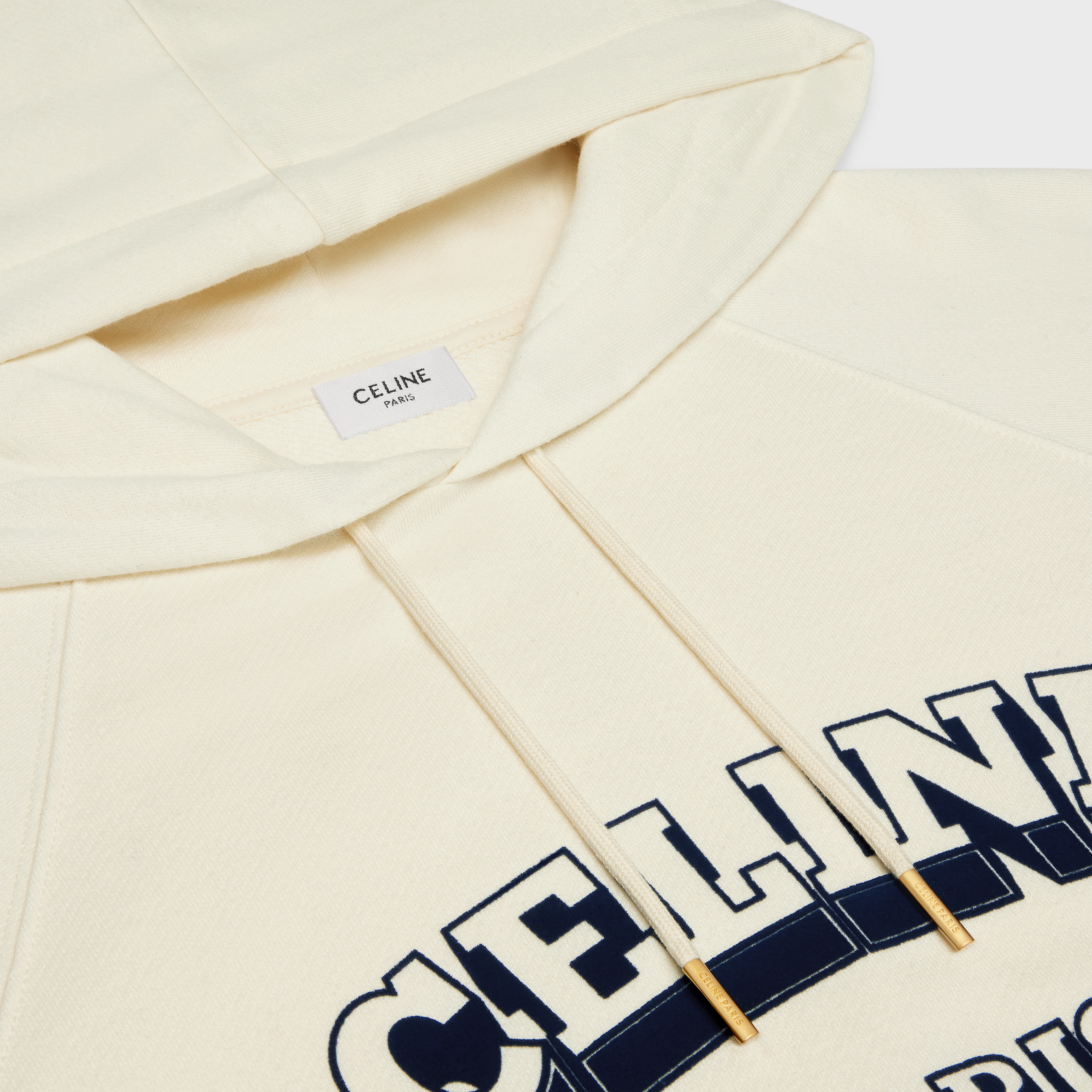 Celine paris 70'S HOODIE in cotton and cashmere - 3