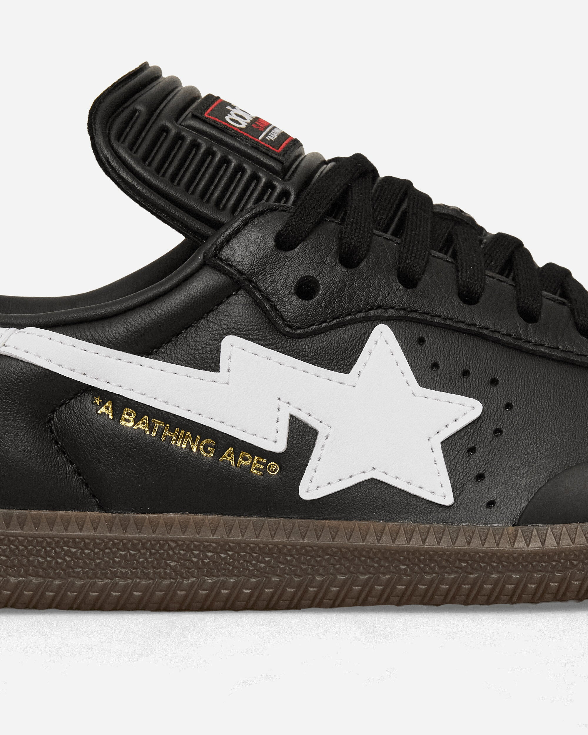 BAPE Samba Sneakers Core Black / Cloud White - 7