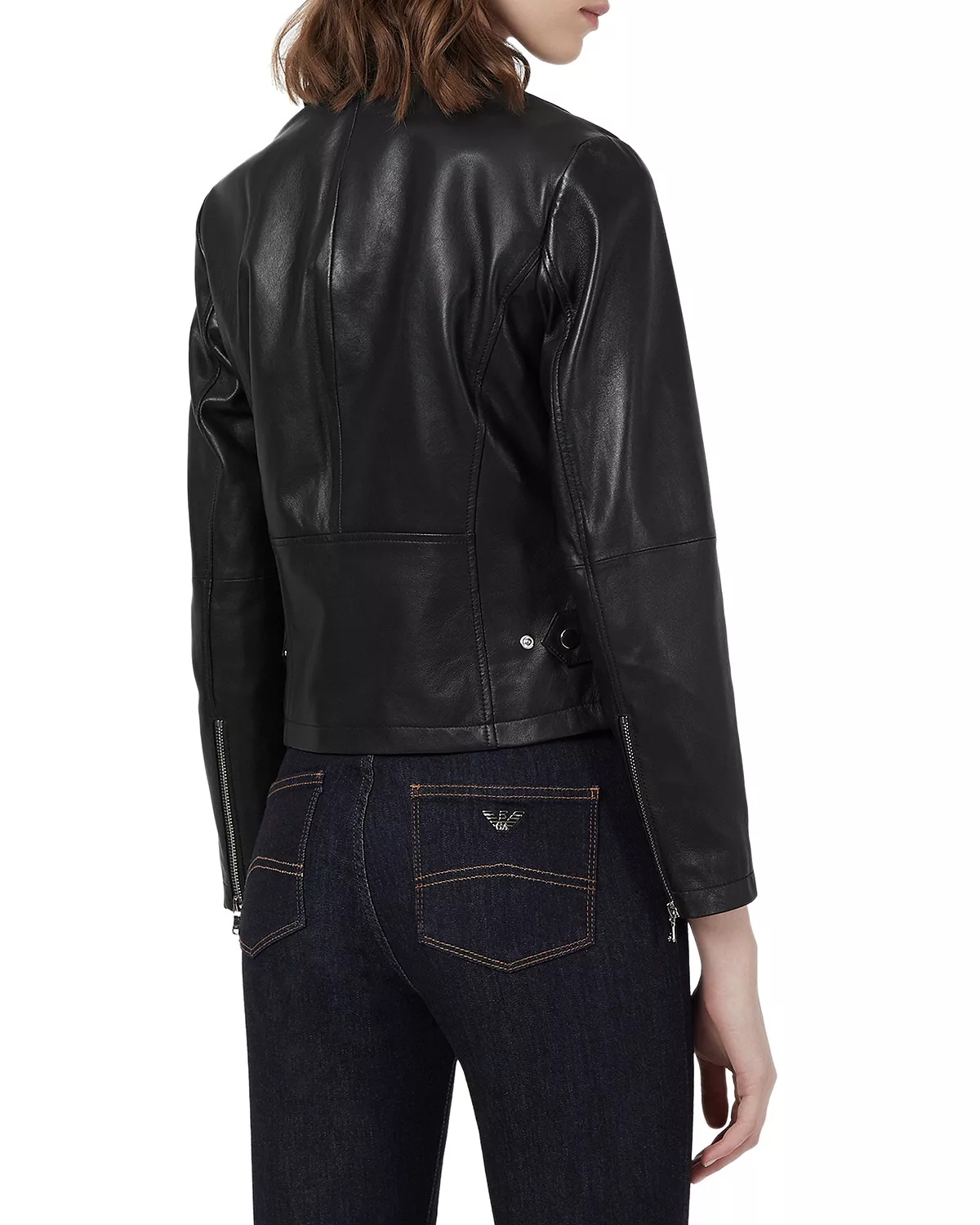 Caban Leather Moto Jacket - 2