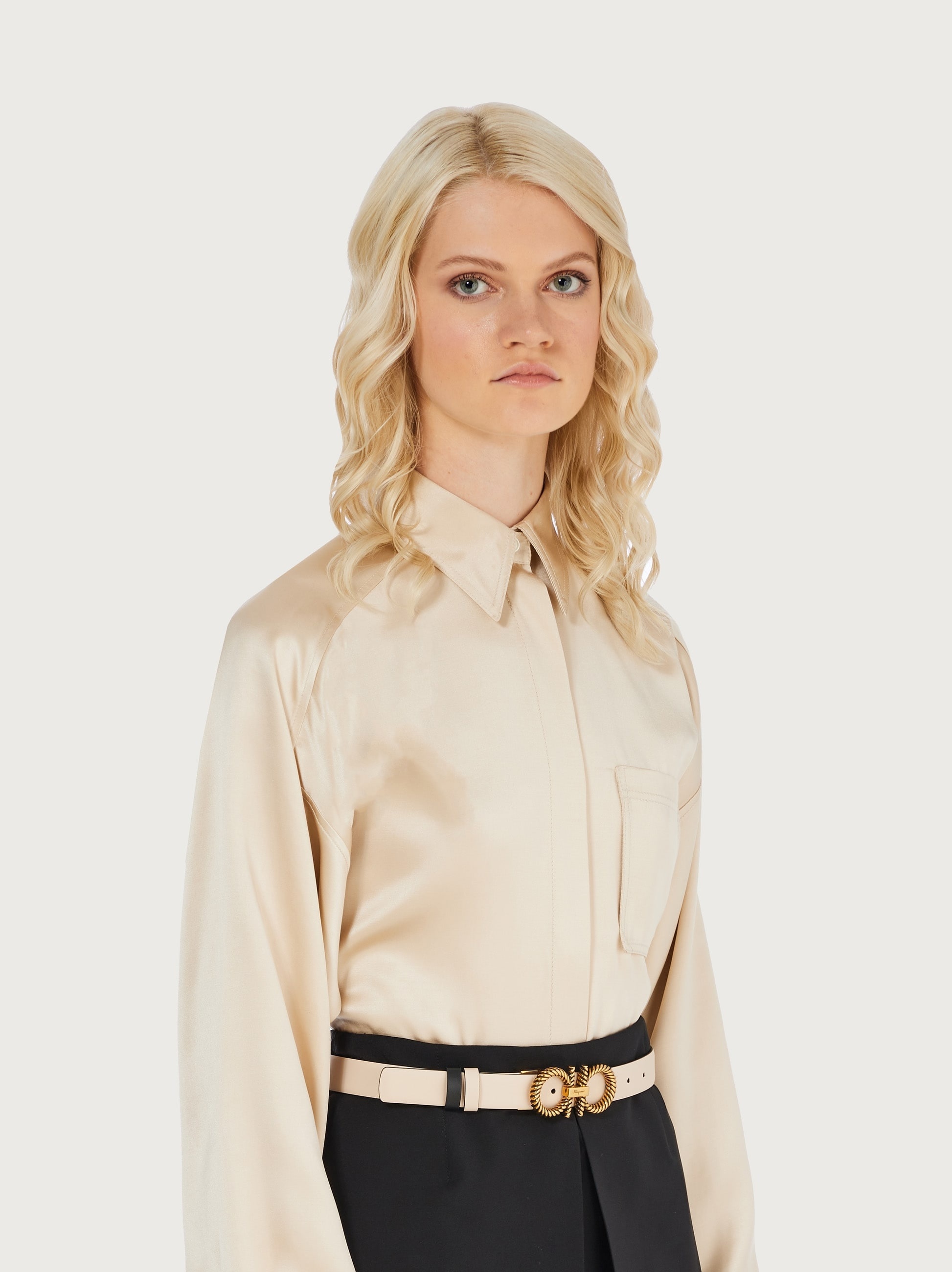 Adjustable and reversible Gancini belt - 4