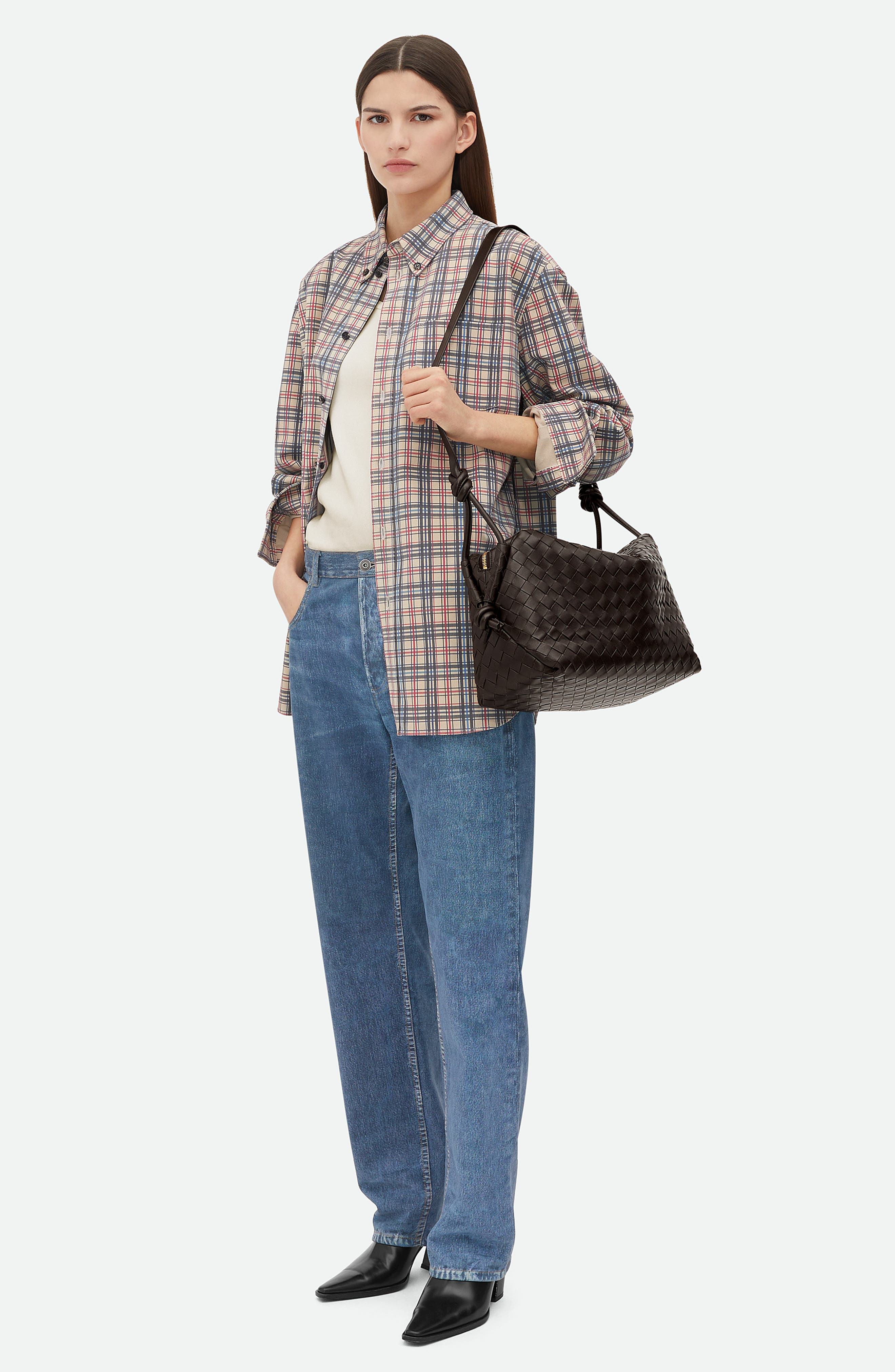 Medium Loop Intrecciato Shoulder Bag - 2