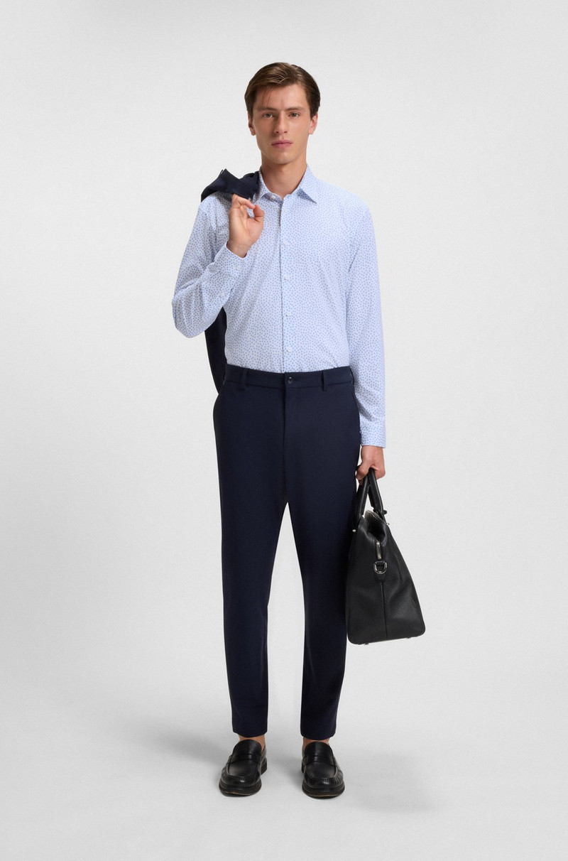 BOSS SLIM-FIT SHIRT IN PRINTED COTTON outlook
