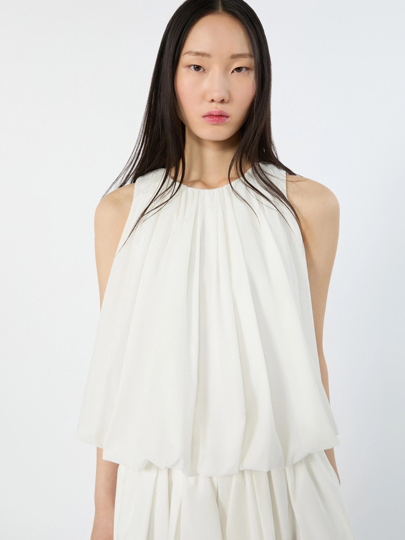 WKIANGEL Cotton muslin top - WHITE 5