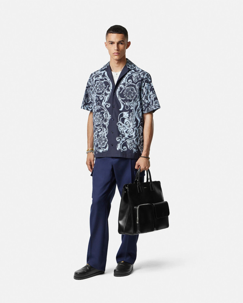 VERSACE Barocco Stencil Cotton Shirt outlook