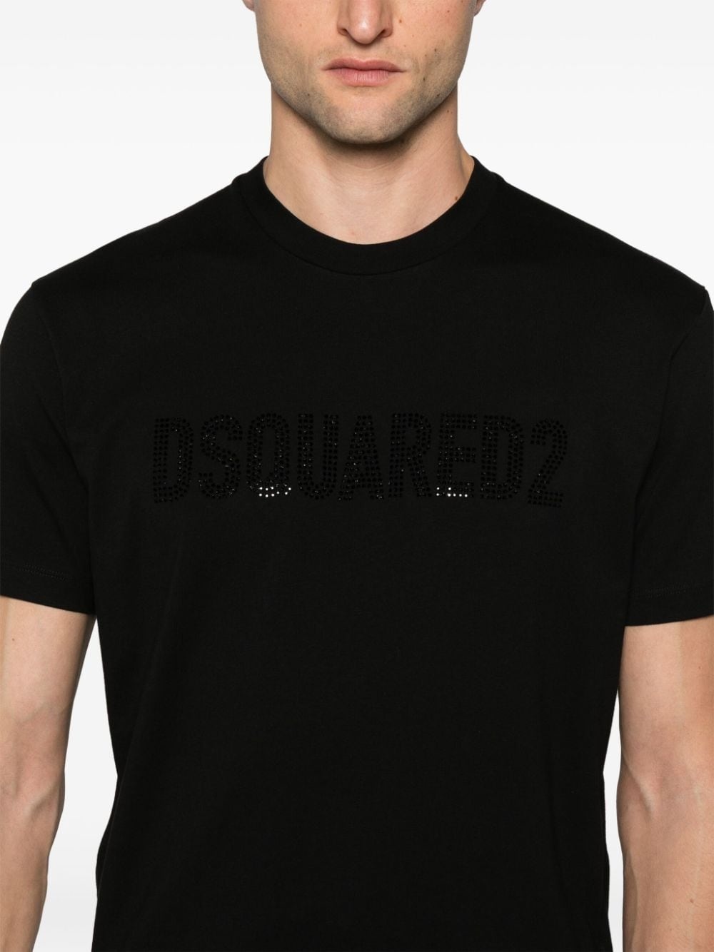 logo-embellished cotton T-shirt - 5