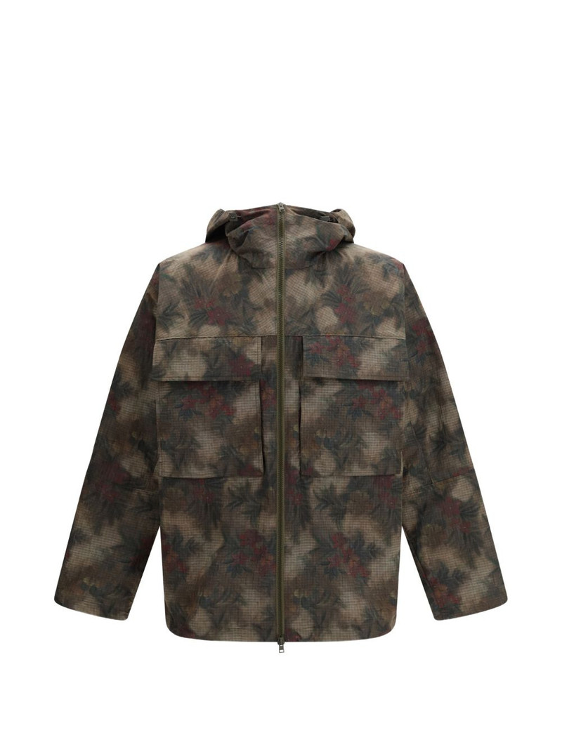 hooded floral coat 1