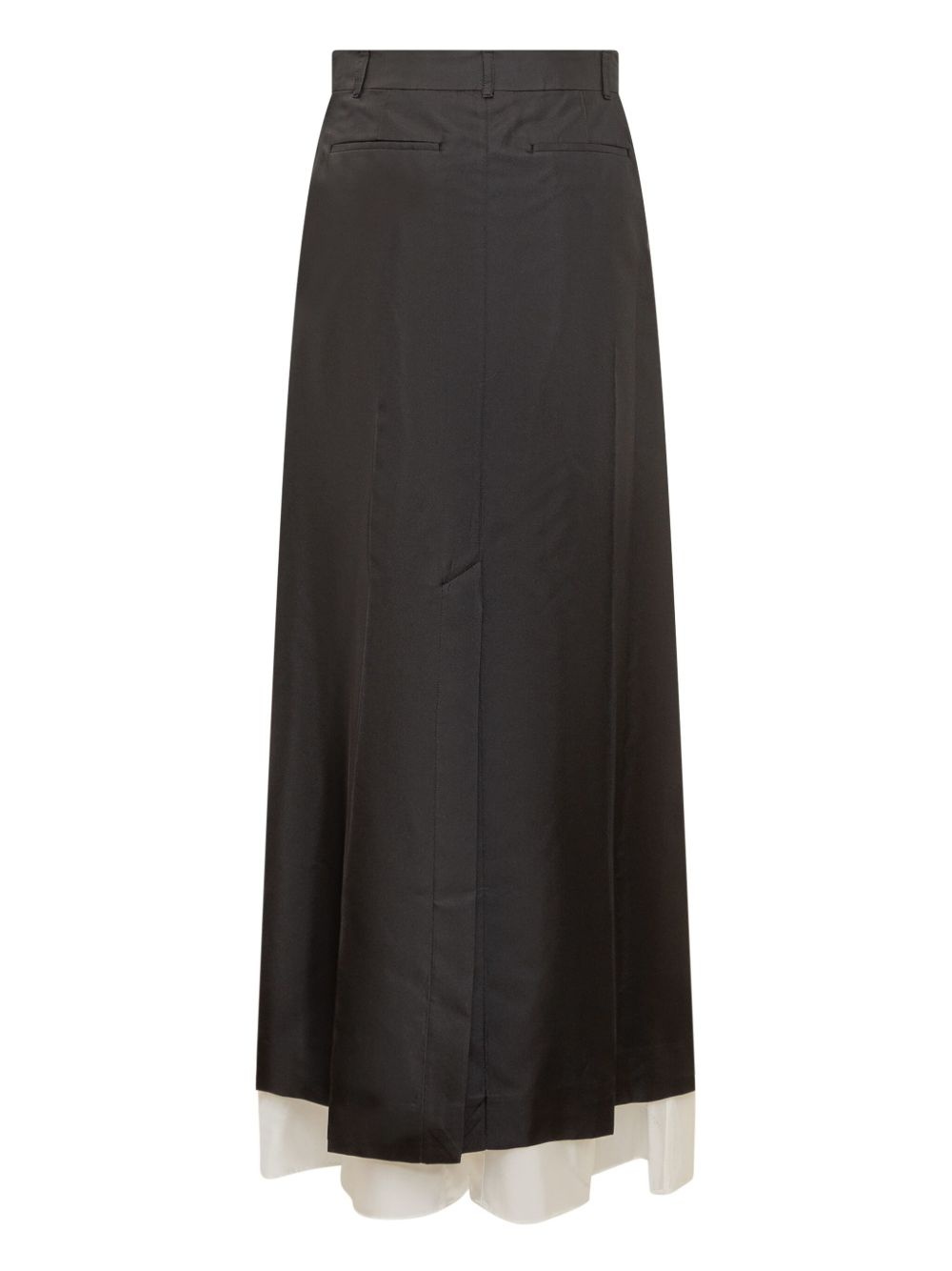 double-layered maxi skirt - 2