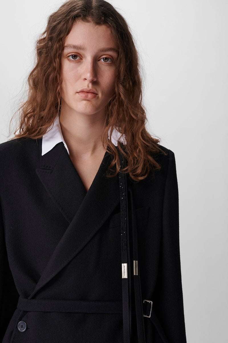 Edith Wrap Jacket Brushed Wool - 5