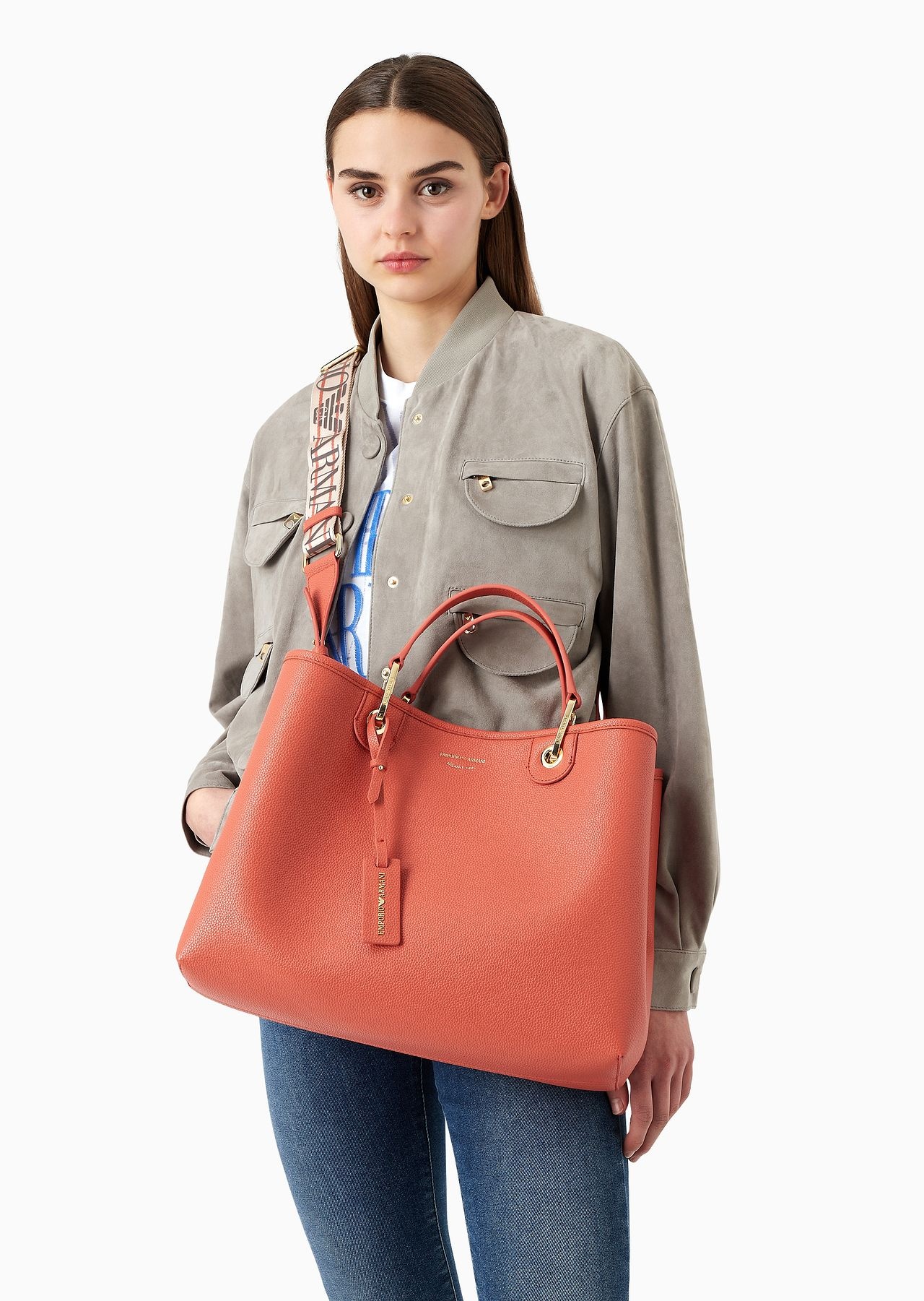 Medium MyEA shopper bag with deer print - 14