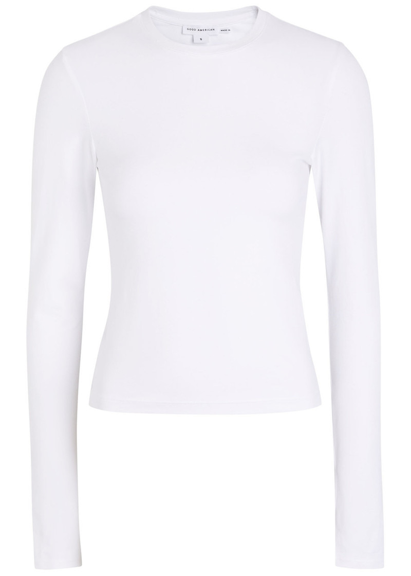 Good American Stretch-cotton T-shirt 1